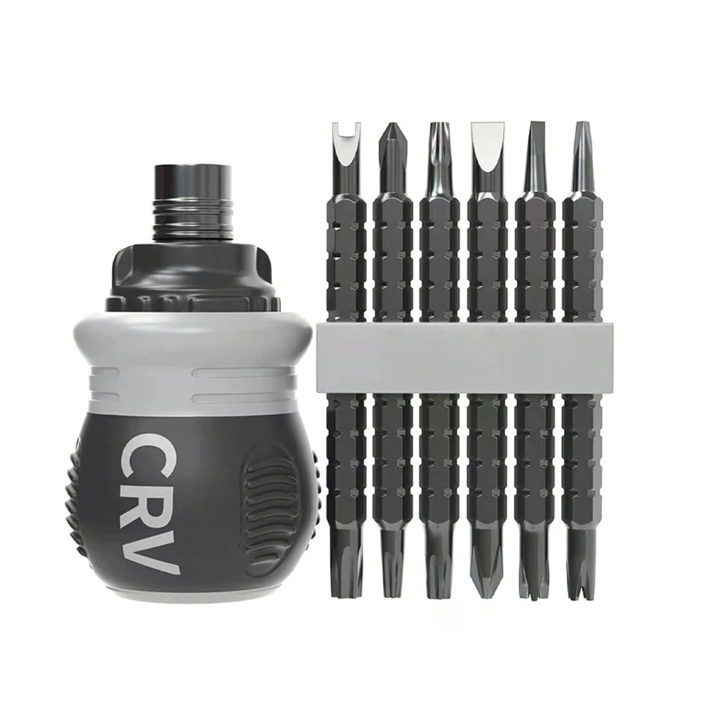 Screwdriver Bit Set Ratchet Screwdriver Press Type Rotate Forward And Reverse Short Handle Telescopic 12 In 1 75*40mm
Screwdriver Bit Set Ratchet Screwdriver Press Type Rotate Forward And Reverse Short Handle Telescopic 12 In 1 75*40mm