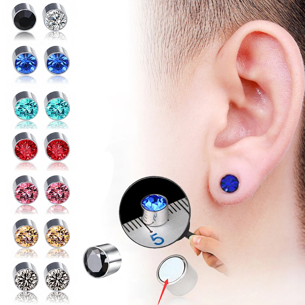 Non-piercing Clip Earring Magnet Ear Clips Fashion Jewelry Non Piercing Jewelry Stainless Steel Stud Earrings for Men
Non-piercing Clip Earring Magnet Ear Clips Fashion Jewelry Non Piercing Jewelry Stainless Steel Stud Earrings for Men