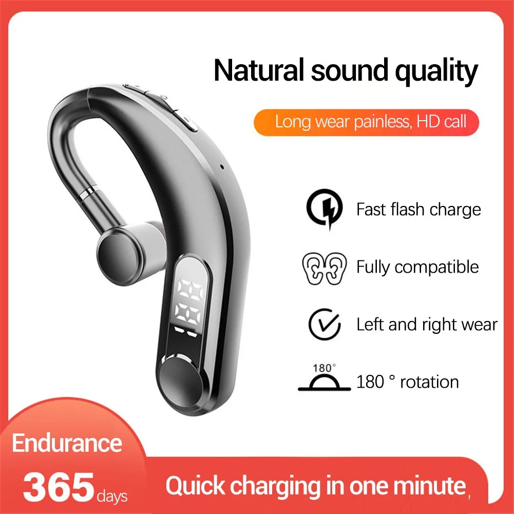 M22 Bluetooth Headset Ear-hook Headset Noise Reduction Driving Call Business Headset Sports Stereo Music Earplugs
M22 Bluetooth Headset Ear-hook Headset Noise Reduction Driving Call Business Headset Sports Stereo Music Earplugs