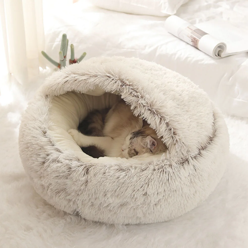 Winter Warm Pet Sleeping Bed Cat House Kennel Soft Plush Round Dog Puppy Cushion for Household Animal Dogs Ornaments
Winter Warm Pet Sleeping Bed Cat House Kennel Soft Plush Round Dog Puppy Cushion for Household Animal Dogs Ornaments
