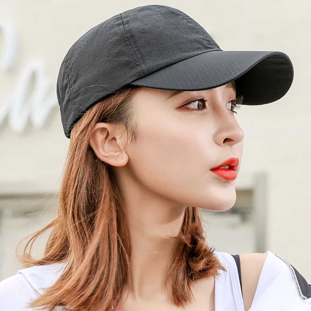 2022 Summer Men Women Breathable Baseball Cap Black Adjusted Sun Hat Solid Snapback Quick Dry Mesh Fashion Unisex Baseball Hat
2022 Summer Men Women Breathable Baseball Cap Black Adjusted Sun Hat Solid Snapback Quick Dry Mesh Fashion Unisex Baseball Hat