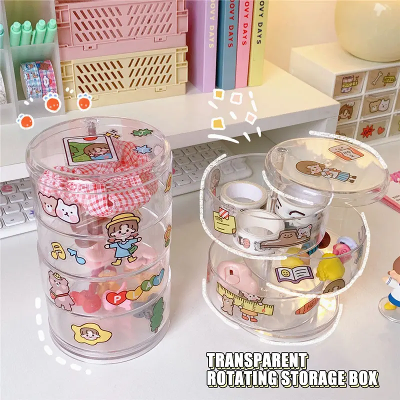 Ins Transparent Multi-layer Rotating Storage Box Cosmetic Jewelry Desktop Storage Box Dustproof Jewelry Storage Rack
Ins Transparent Multi-layer Rotating Storage Box Cosmetic Jewelry Desktop Storage Box Dustproof Jewelry Storage Rack