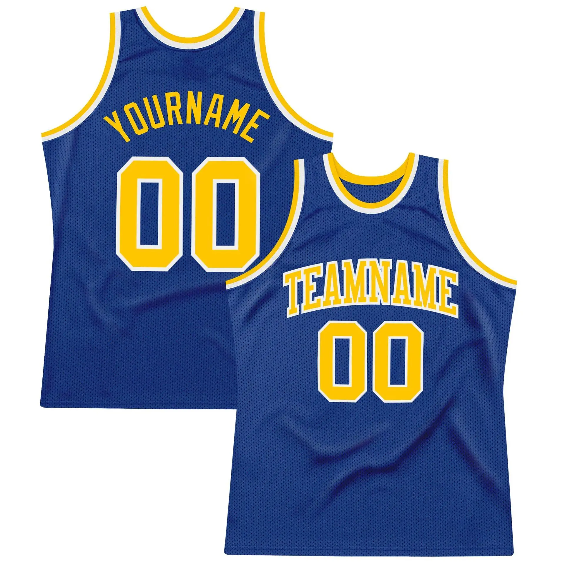 

Blue Color Series Custom Basketball Jersey Tank Tops for Men Jersey Personalized Team Unisex Top