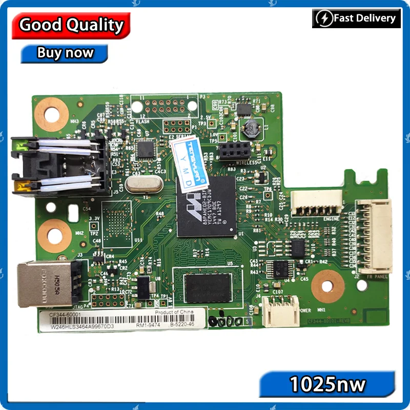 Original CE964-60001 CF344-60001 Logic MainBoard Use For HP CP1025nw 1025nw CP1025nw Formatter Board Mainboard Printer parts
Original CE964-60001 CF344-60001 Logic MainBoard Use For HP CP1025nw 1025nw CP1025nw Formatter Board Mainboard Printer parts