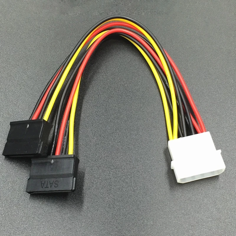 Разветвитель с последовательным портом Sata 1 на 2 шнур питания с двойным Sata 15-контактный кабель питания на большой 4-контактный IDE кабель питан...
Разветвитель с последовательным портом Sata 1 на 2 шнур питания с двойным Sata 15-контактный кабель питания на большой 4-контактный IDE кабель питан...