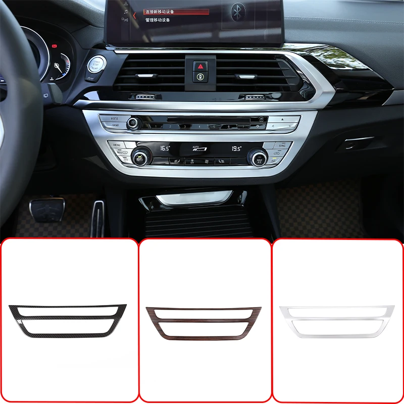 ABS Carbon Fiber Car Interior Center Control CD Panel Frame Cover Sticker Trim For BMW X3 X4 G01 G02 2018-2021 Auto Accessories
ABS Carbon Fiber Car Interior Center Control CD Panel Frame Cover Sticker Trim For BMW X3 X4 G01 G02 2018-2021 Auto Accessories