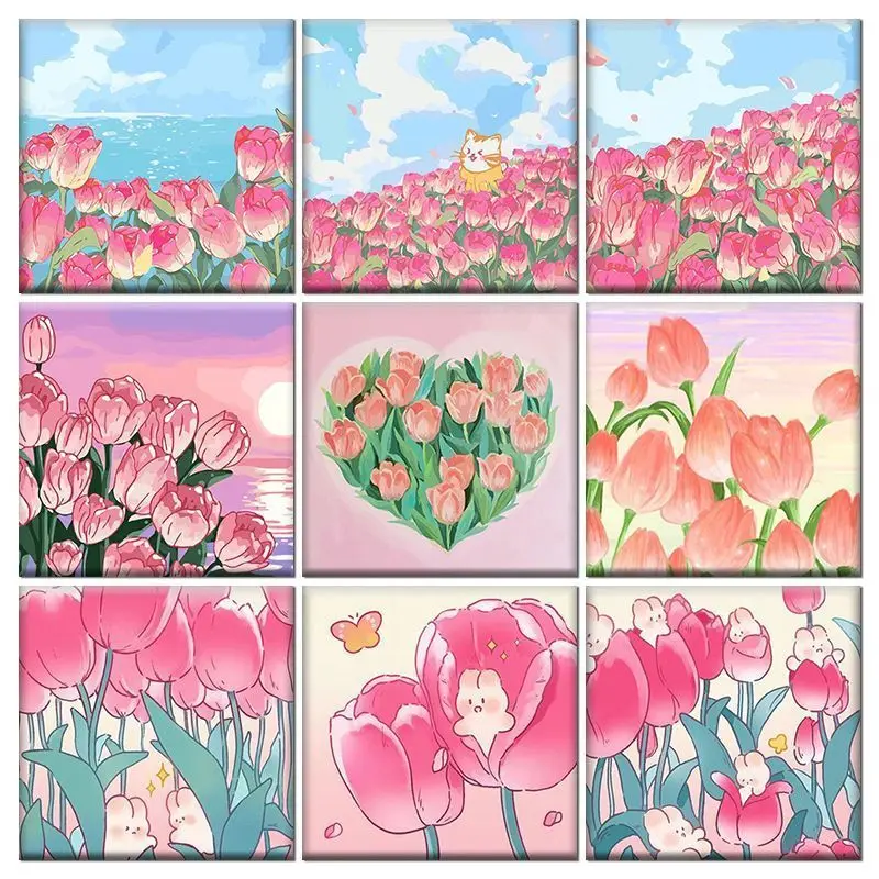 Набор для рисования по номерам на холсте, Розовый тюльпан
Набор для рисования по номерам на холсте, Розовый тюльпан