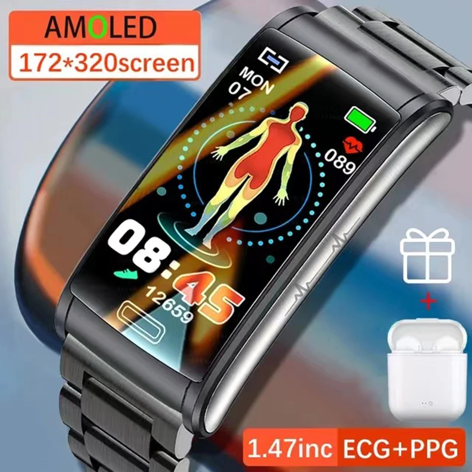 2023 New Blood Sugar Smart Watch Men Heart Rate Blood Pressure ECG+PPG Sports Smartwatch Women Men Glucometer Watch+BOX
2023 New Blood Sugar Smart Watch Men Heart Rate Blood Pressure ECG+PPG Sports Smartwatch Women Men Glucometer Watch+BOX