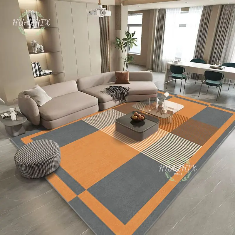 Large Luxury Living Room Nordic Style Carpet Orange Lounge Rug Decoration Bedroom Carpets Geometry Mats Washable Non Slip Rug
Large Luxury Living Room Nordic Style Carpet Orange Lounge Rug Decoration Bedroom Carpets Geometry Mats Washable Non Slip Rug