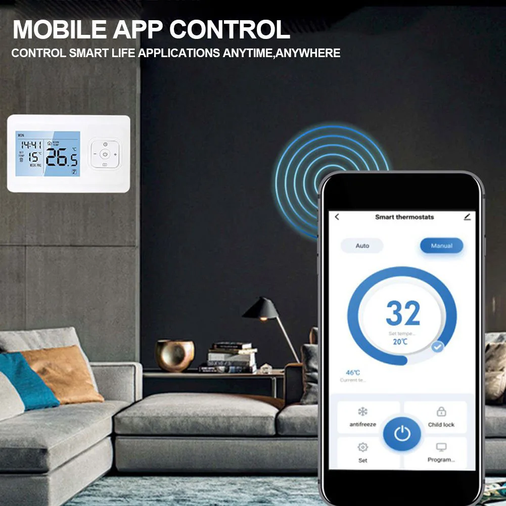 Converter Thermostat Electric Room Thermostat Ditgital Temperature Controller Wall Mounted Water Floor Heating
Converter Thermostat Electric Room Thermostat Ditgital Temperature Controller Wall Mounted Water Floor Heating
