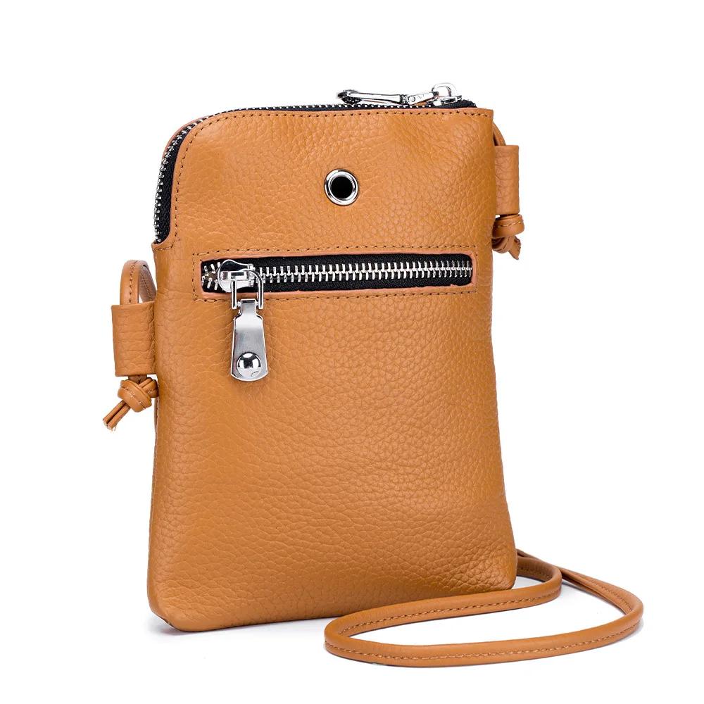 Women's Genuine Leather Luxury One Shoulder Mobile Phone Bag Women's Messenger Bag Crossbody Bag Foreign Trade Bag Coin Purse
Women's Genuine Leather Luxury One Shoulder Mobile Phone Bag Women's Messenger Bag Crossbody Bag Foreign Trade Bag Coin Purse