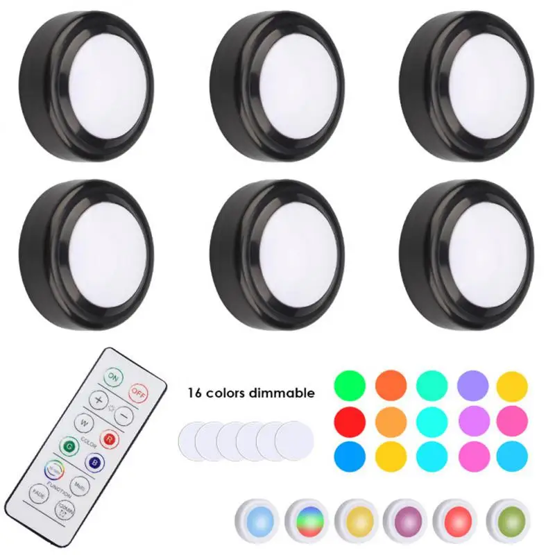 LED Puck Light Remote Control Dimmable Wireless Touch Sensor Battery Operated Portable Kitchen Hallway Closet Cabinet Night Lamp
LED Puck Light Remote Control Dimmable Wireless Touch Sensor Battery Operated Portable Kitchen Hallway Closet Cabinet Night Lamp