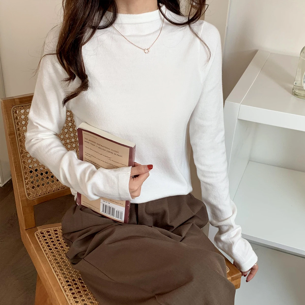 Jacket women's jacket all-match casual and comfortable casual all-match round neck long-sleeved pullover high collar
Jacket women's jacket all-match casual and comfortable casual all-match round neck long-sleeved pullover high collar