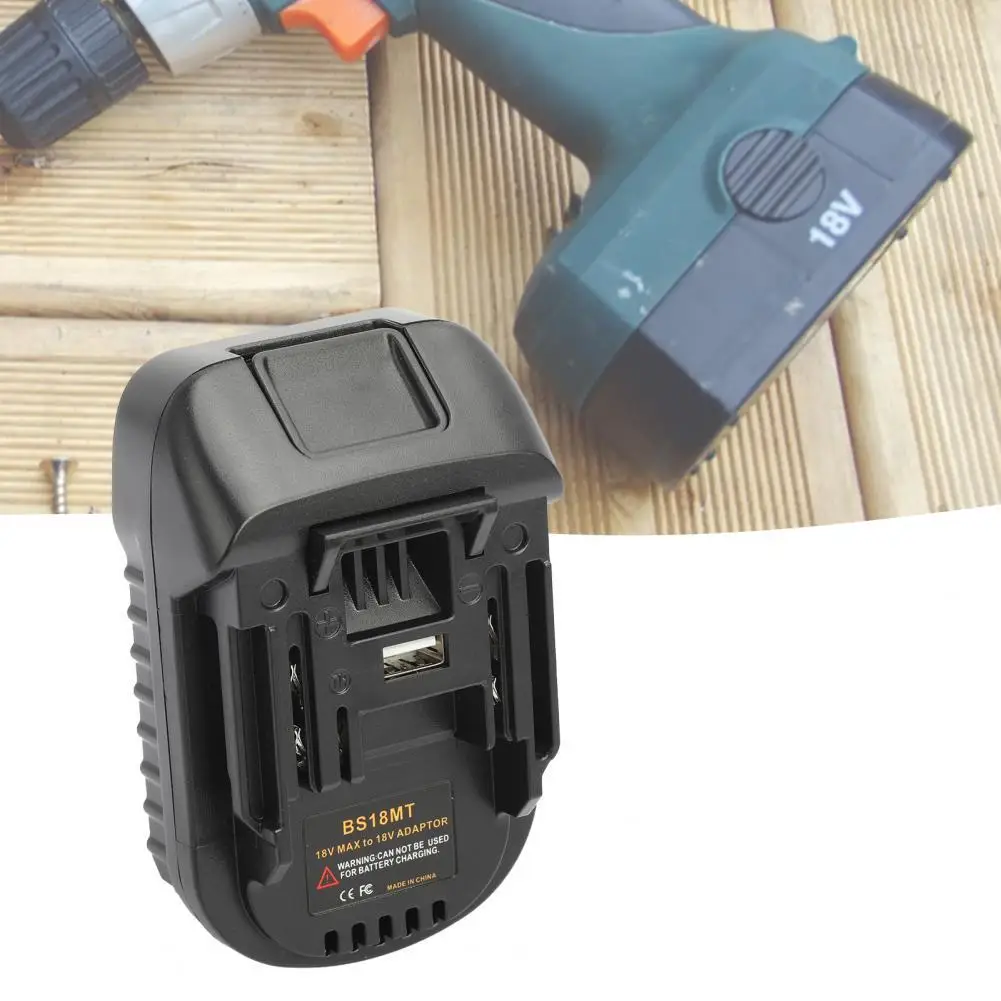 Огнеупорный преобразователь аккумуляторов ABS, стабильная производительность, Адаптерный соединитель аккумулятора Compact BS18MT от 18 В до 18 в для...
Огнеупорный преобразователь аккумуляторов ABS, стабильная производительность, Адаптерный соединитель аккумулятора Compact BS18MT от 18 В до 18 в для...