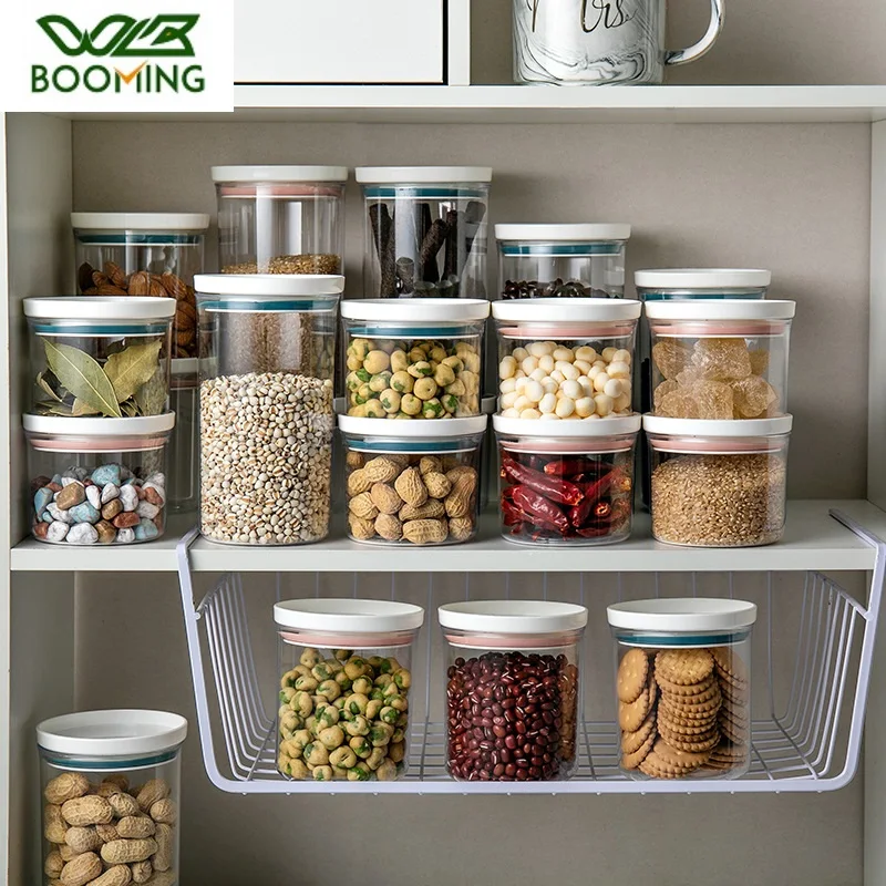 2 Different Color Sealed Ring Bottles Kitchen Storage Box Transparent Food Canister Keep Fresh New Clear Container
2 Different Color Sealed Ring Bottles Kitchen Storage Box Transparent Food Canister Keep Fresh New Clear Container