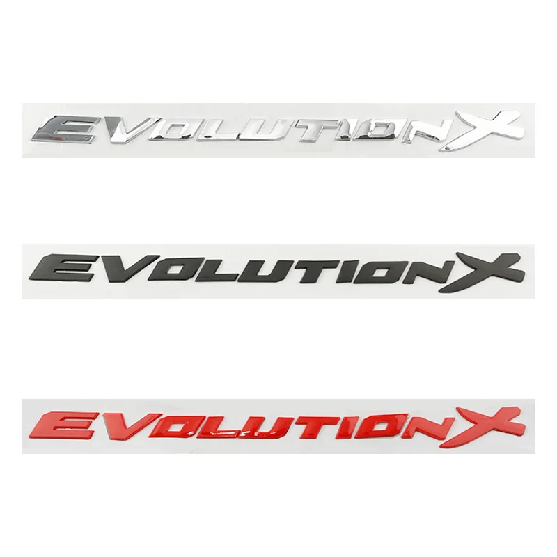 

Автомобильный ABS задний багажник Надпись Логотип эмблема значок наклейка для Mitsubishi EVO Lancer Evolution X Стайлинг автомобильные аксессуары