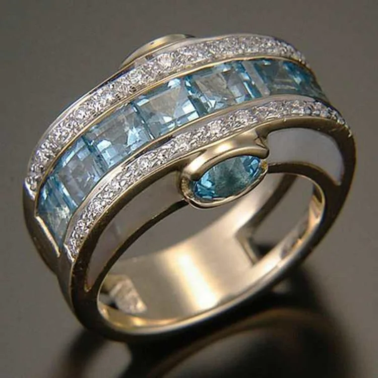 Milangirl Classic Blue/Green/Red Colors Square Cubic Zirconia Crystal Wide Ring for Women Wedding Jewelry Best Gifts Accessories
Milangirl Classic Blue/Green/Red Colors Square Cubic Zirconia Crystal Wide Ring for Women Wedding Jewelry Best Gifts Accessories