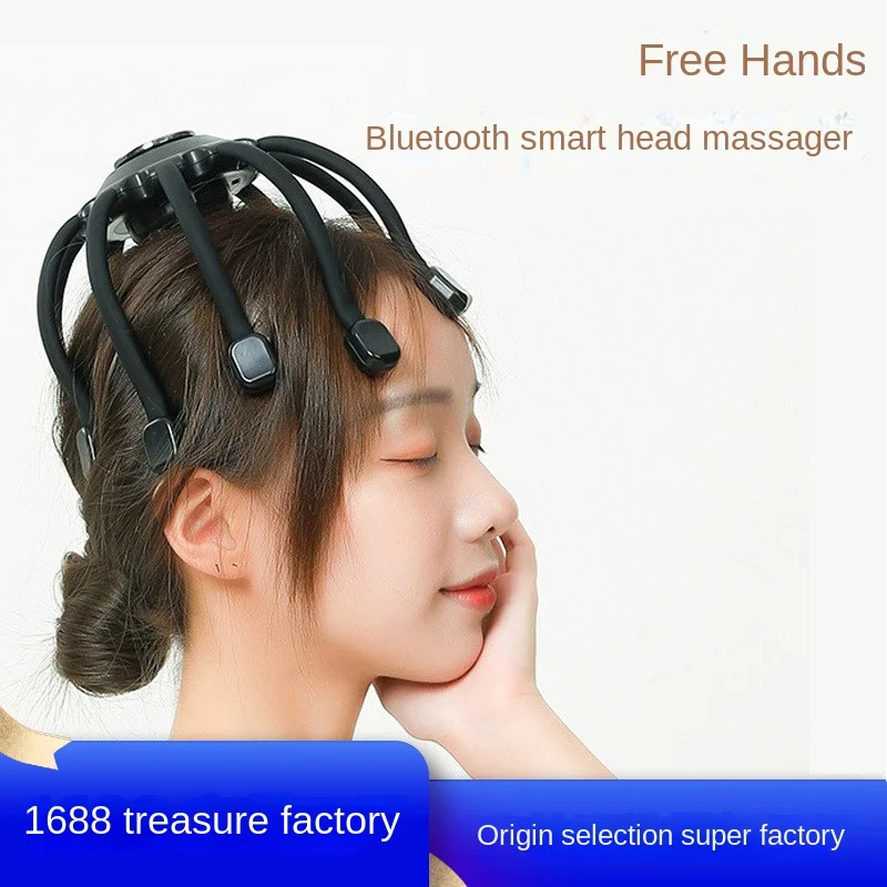 Intelligent Bluetooth Electric Head Massage Instrument for Head Pain Treatment Octopus Vibration Massage Acupoints Relax Scalp
Intelligent Bluetooth Electric Head Massage Instrument for Head Pain Treatment Octopus Vibration Massage Acupoints Relax Scalp