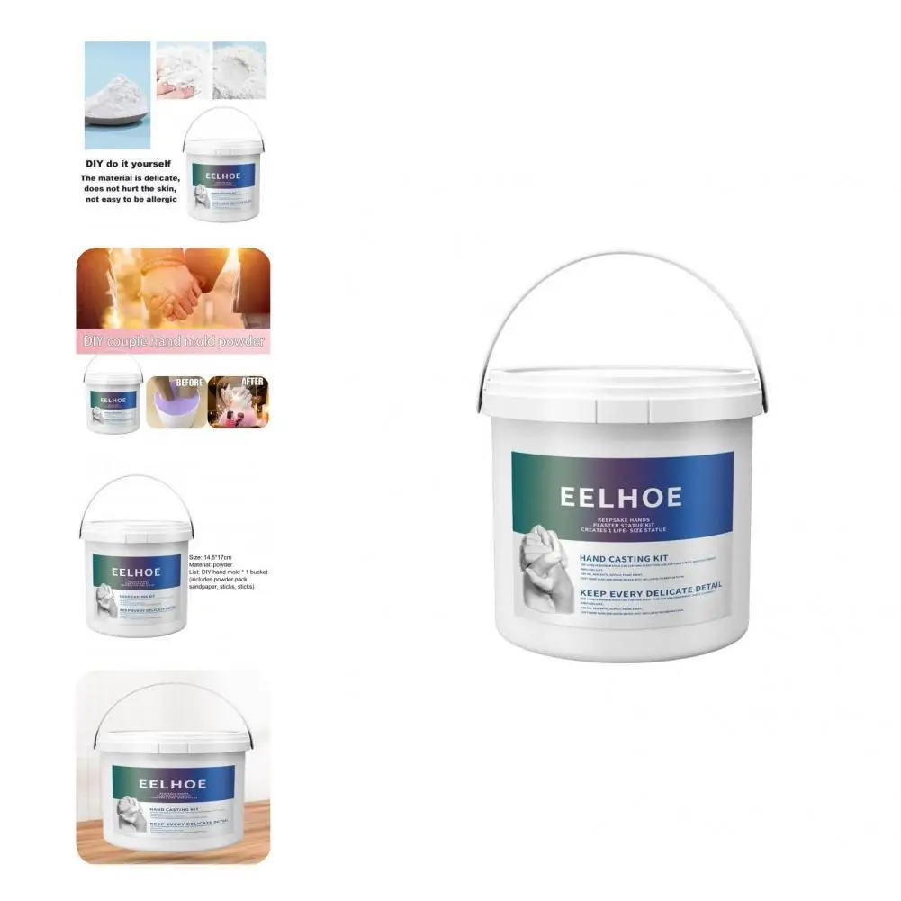 Eco-friendly 1 Set Unique Add Romantic 3D Hands Casting Kit Powder Hands Casting Kit Reliable for Lovers
Eco-friendly 1 Set Unique Add Romantic 3D Hands Casting Kit Powder Hands Casting Kit Reliable for Lovers