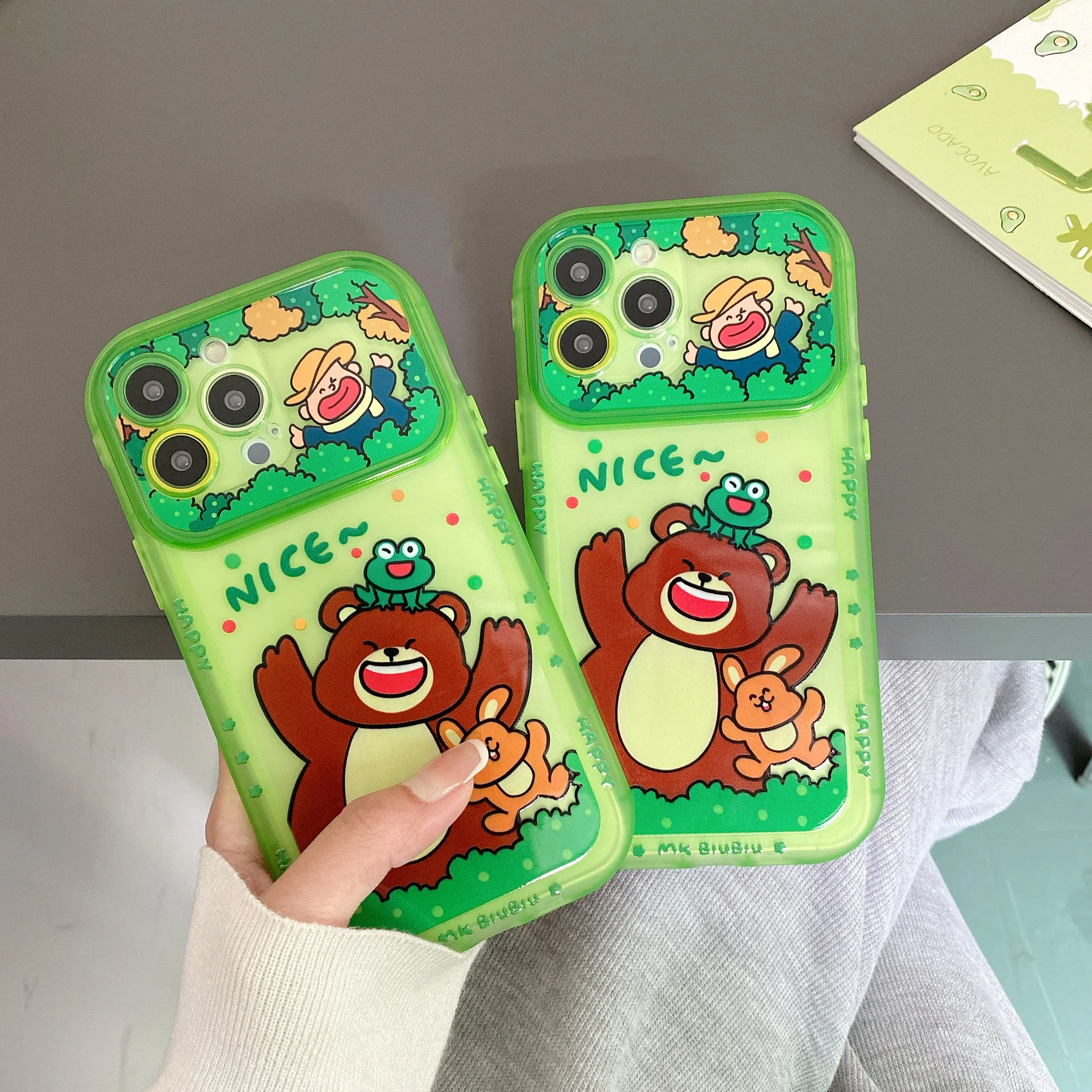 ins Summer Fresh Bear Frog For iPhone 13 12 11 Pro Max XR XS MAX 8 X 7 SE 2022 Silicone Soft Case
ins Summer Fresh Bear Frog For iPhone 13 12 11 Pro Max XR XS MAX 8 X 7 SE 2022 Silicone Soft Case
