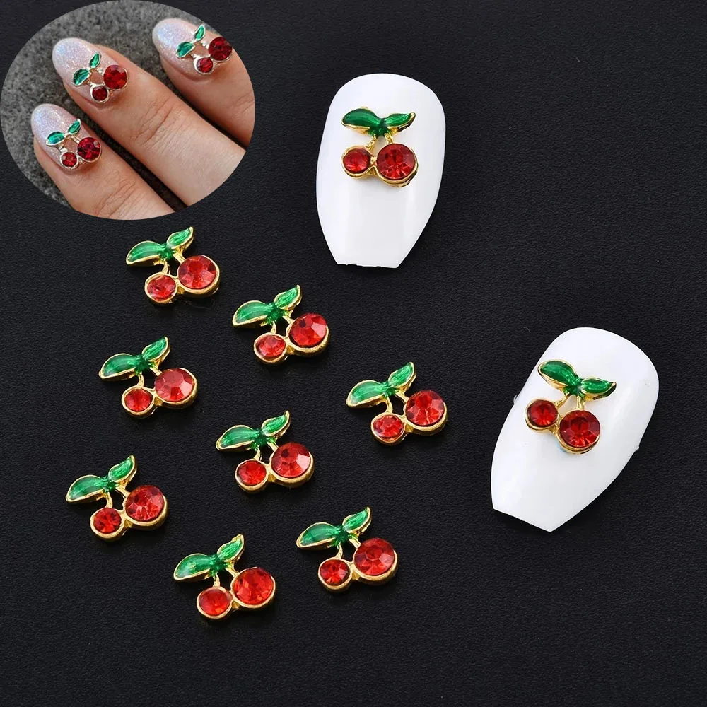 20/36pcs/lot Sweet Cherry Nail Charms Red/Pink Rhinestones Alloy 3D Resin Charm Nail Jewelry Gems Nail Manicure Tips Accessories
20/36pcs/lot Sweet Cherry Nail Charms Red/Pink Rhinestones Alloy 3D Resin Charm Nail Jewelry Gems Nail Manicure Tips Accessories
