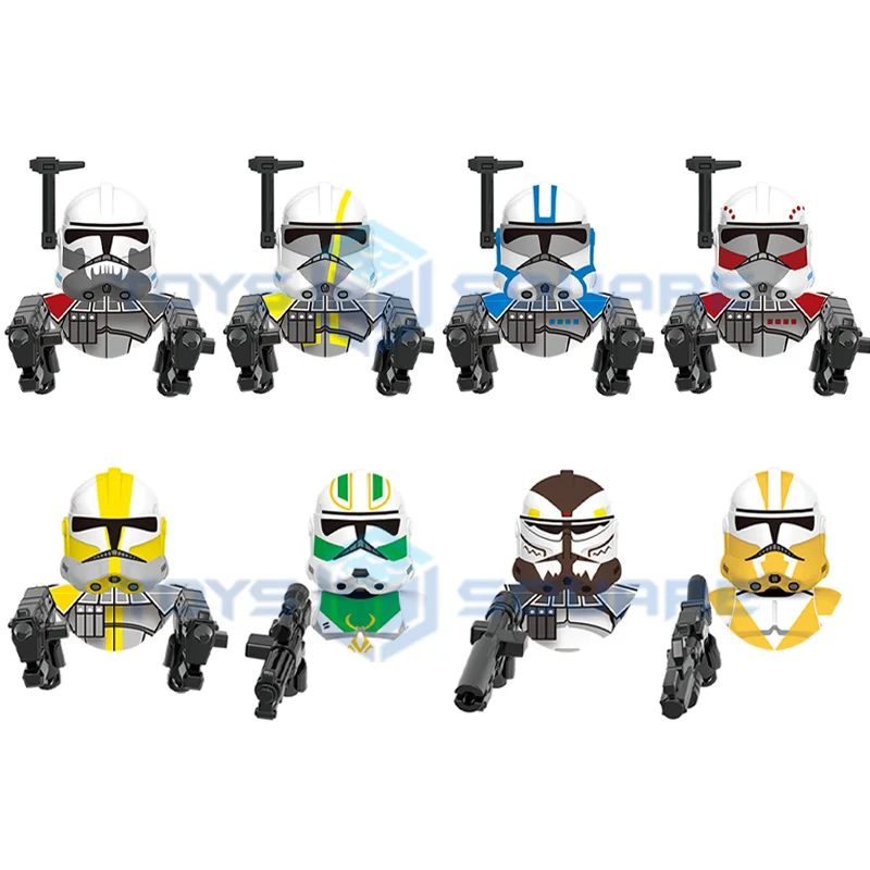 DISNEY Commander Colt Blitz Havoc Hammer Wolffe Horn Clone Trooper Battalion Model Building Blocks MOC Bricks Set Gifts Toys
DISNEY Commander Colt Blitz Havoc Hammer Wolffe Horn Clone Trooper Battalion Model Building Blocks MOC Bricks Set Gifts Toys