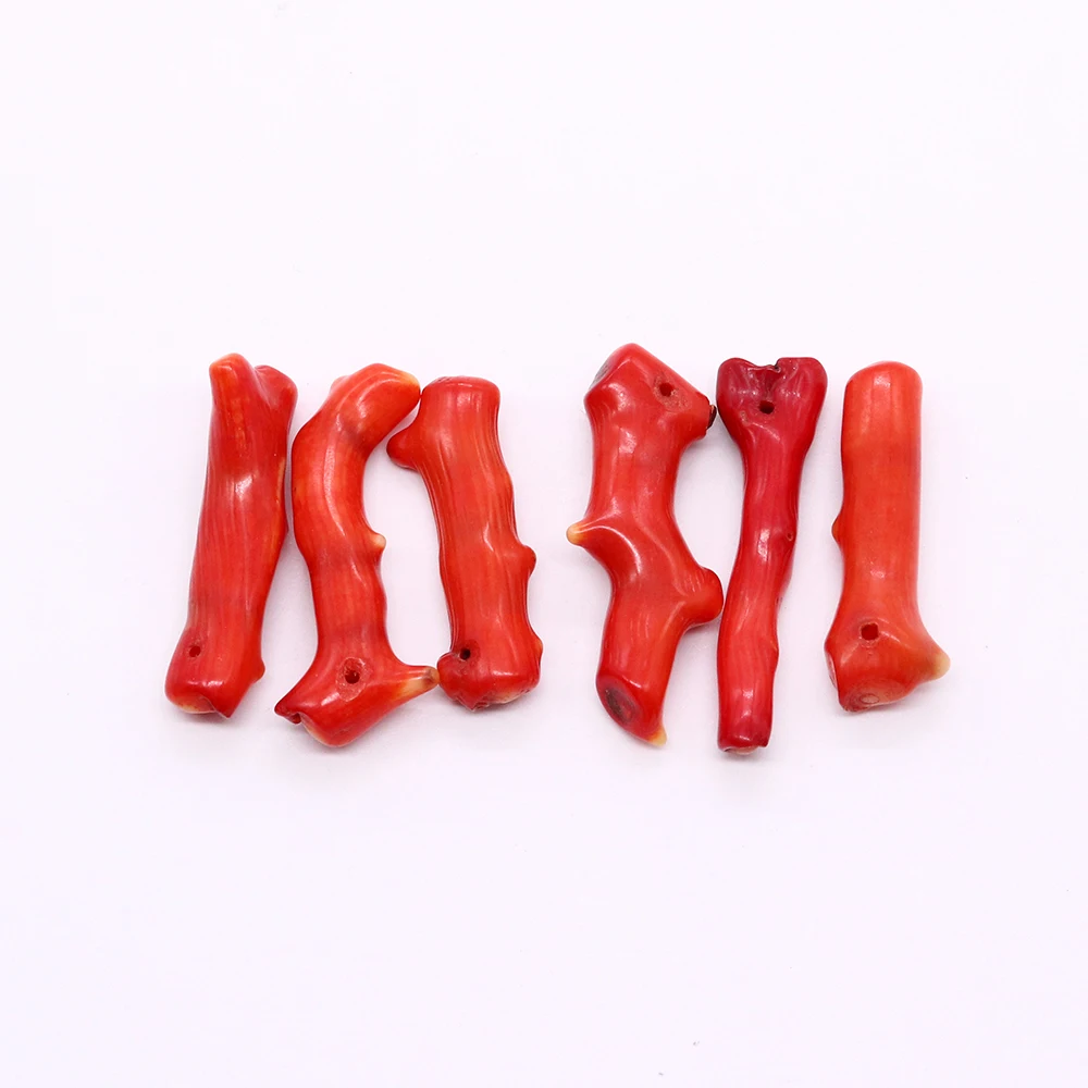Natural Stone Red Coral Beads Tree Branch Loose Spacer Coral Beads for Jewelry Making 13x37mm Bracelet DIY Handmade Accessories
Natural Stone Red Coral Beads Tree Branch Loose Spacer Coral Beads for Jewelry Making 13x37mm Bracelet DIY Handmade Accessories