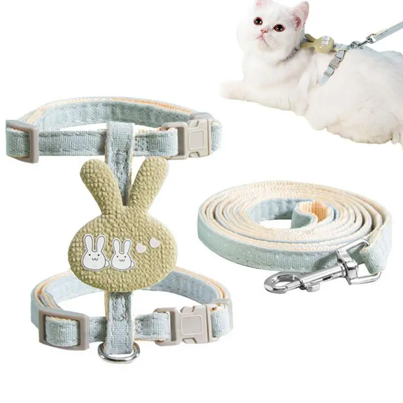 Cat Harness And Leash Lightweight Soft Harness For Cat Walking Outdoor Walking Pets Accessories At Night For Kittens Cats Small 
Cat Harness And Leash Lightweight Soft Harness For Cat Walking Outdoor Walking Pets Accessories At Night For Kittens Cats Small