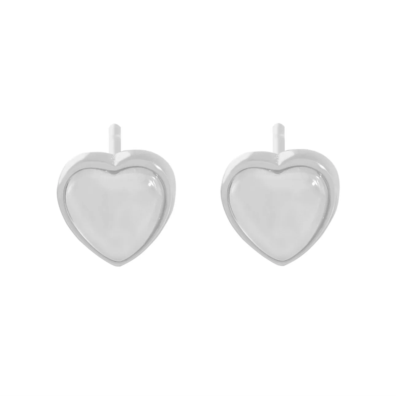 New Women 925 Pure Silver Ear Studs Champagne Gold Heart White Agate Moonlight Stone Sweet Romantic Fashion Jewelry Gift 
New Women 925 Pure Silver Ear Studs Champagne Gold Heart White Agate Moonlight Stone Sweet Romantic Fashion Jewelry Gift