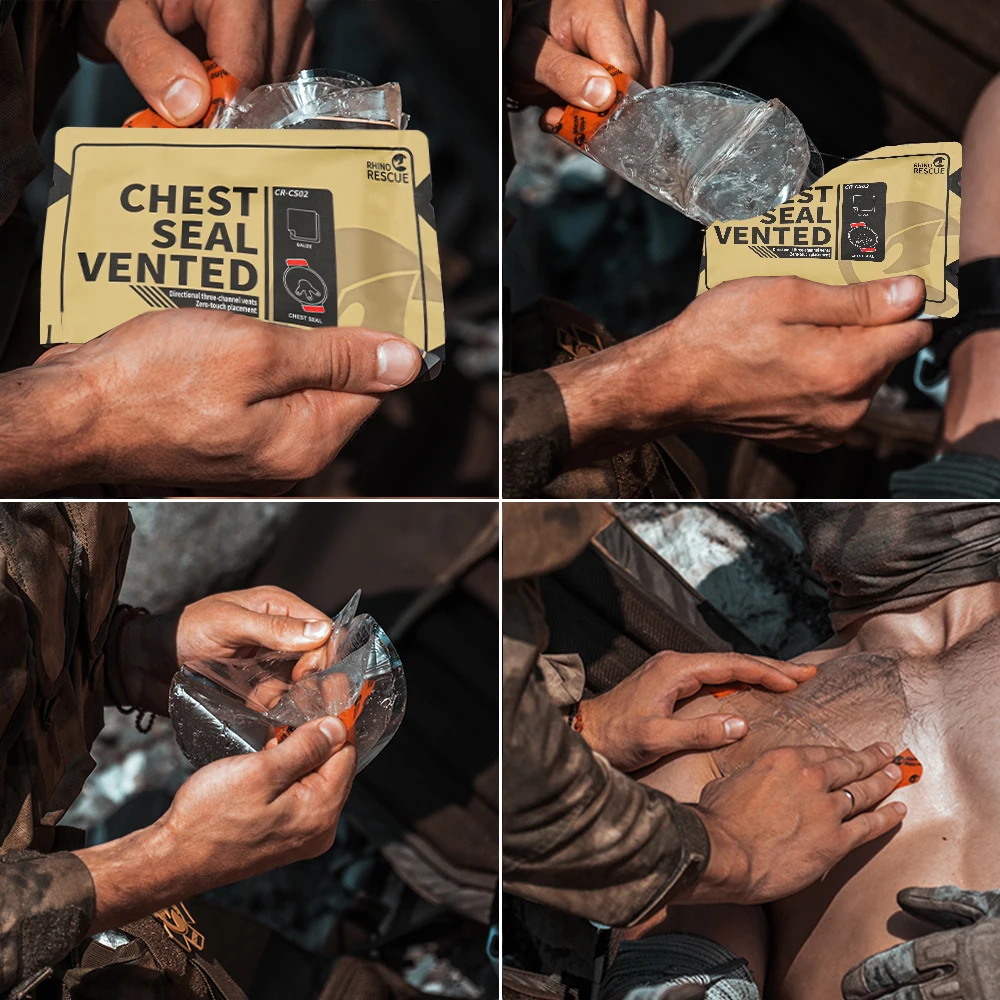 Chest Sea RHINO RESCUE,Wound Emergency Dressing Bandage,First Aid Kit Accessories With Vent trauma kit IFAK Supplies
Chest Sea RHINO RESCUE,Wound Emergency Dressing Bandage,First Aid Kit Accessories With Vent trauma kit IFAK Supplies