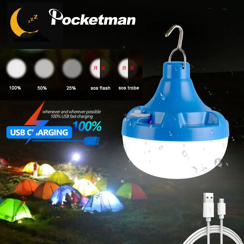 LED Hanging Lights Bulbs Camping Light Waterproof Tent Light Rechargeable Camping Lantern Outdoor Waterproof Night Light Lamp
LED Hanging Lights Bulbs Camping Light Waterproof Tent Light Rechargeable Camping Lantern Outdoor Waterproof Night Light Lamp