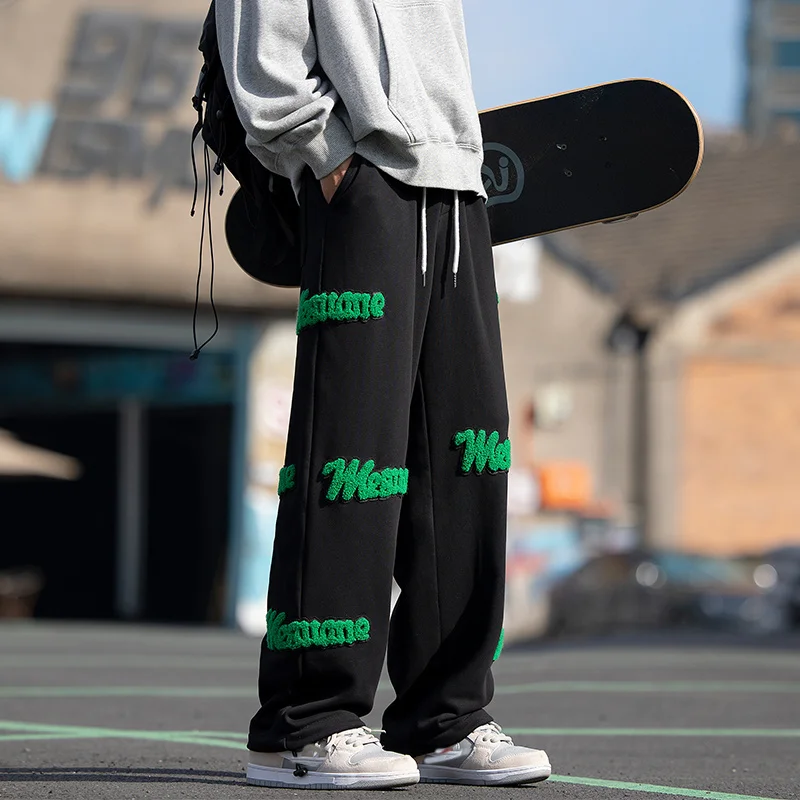 Side Letter Men's Print Autumn Warm Pants Thicken Cotton Trousers Casual Drawstring Design Comfortable Streetwear College Style
Side Letter Men's Print Autumn Warm Pants Thicken Cotton Trousers Casual Drawstring Design Comfortable Streetwear College Style