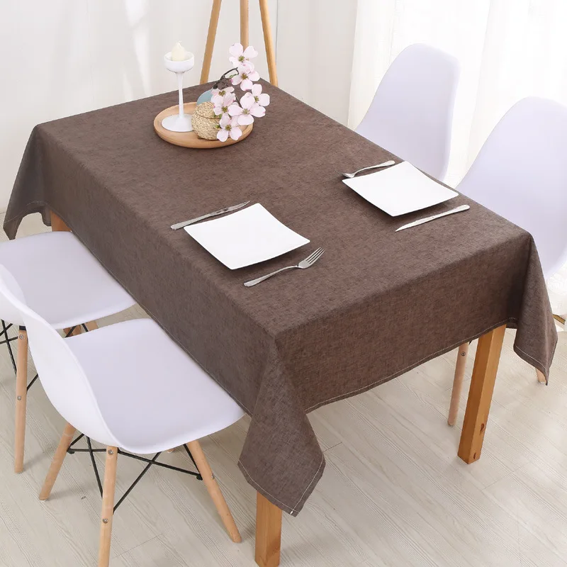 Modern Cotton Linen Plain Tablecloth Woven Tablecloths Oilcloth For Kitchen Table Picnic Party Decorations Table Cover Ramadan
Modern Cotton Linen Plain Tablecloth Woven Tablecloths Oilcloth For Kitchen Table Picnic Party Decorations Table Cover Ramadan