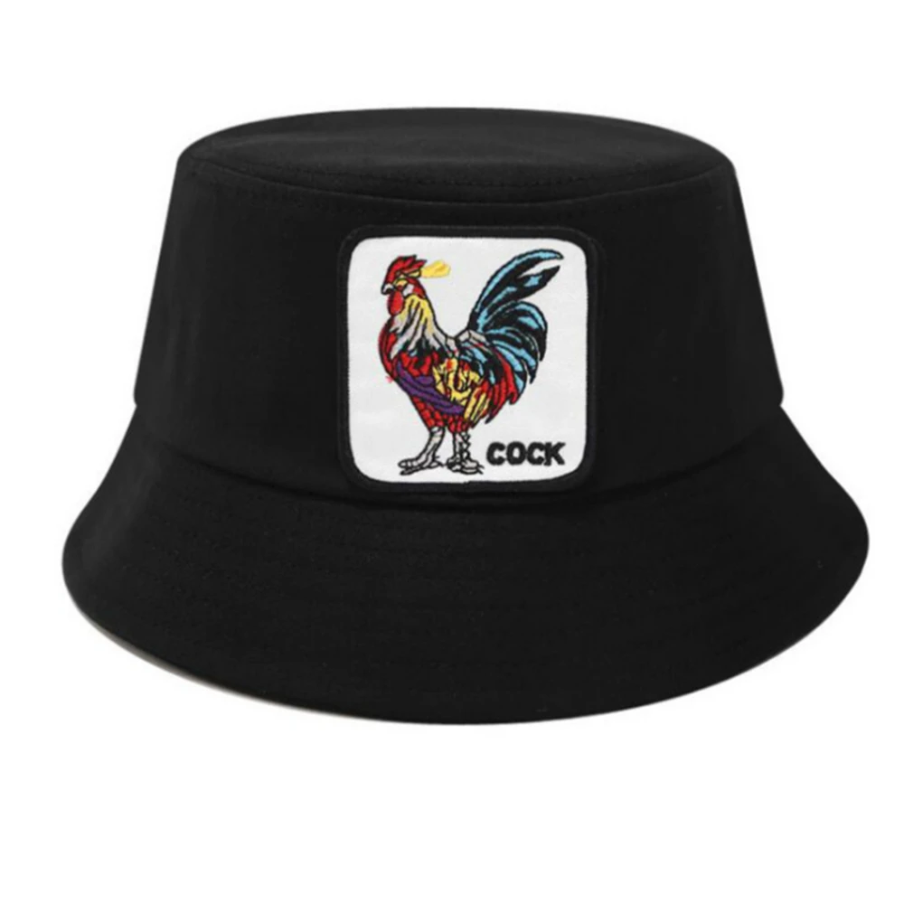 Fashion Animal Embroidery Bucket Hat Men and Women Hip-hop Hat Summer Shade Fisherman Hat Unisex Streetwear Bone
Fashion Animal Embroidery Bucket Hat Men and Women Hip-hop Hat Summer Shade Fisherman Hat Unisex Streetwear Bone