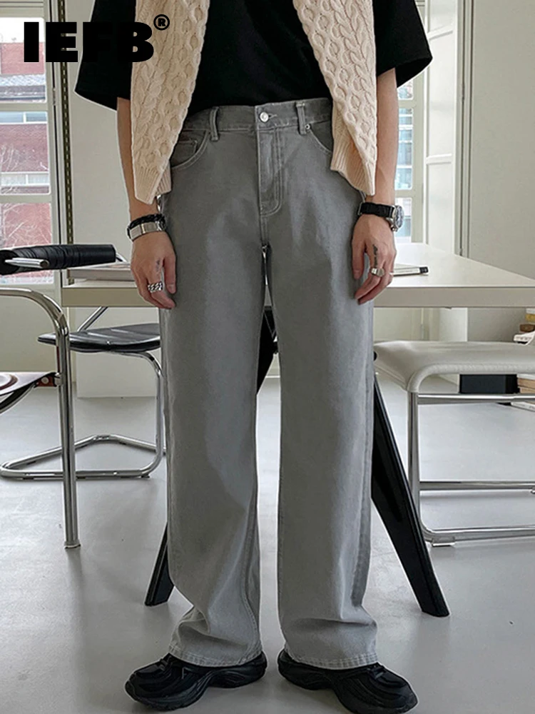 IEFB Solid Color Men's Casual Jeans Korean Style 2022 Spring New Trendy Retro Slim High Street Style Straight Pants 9A2036
IEFB Solid Color Men's Casual Jeans Korean Style 2022 Spring New Trendy Retro Slim High Street Style Straight Pants 9A2036