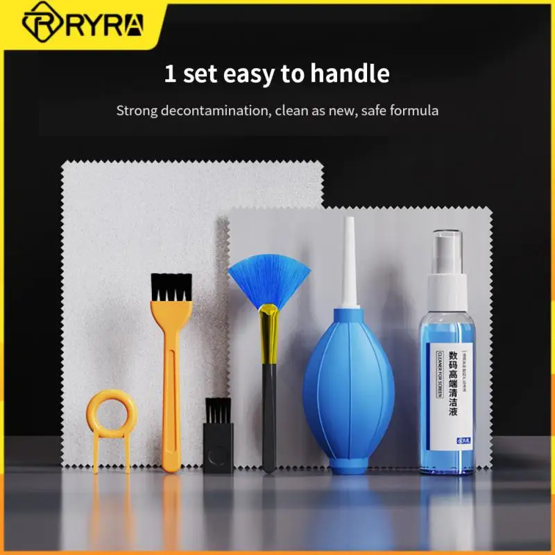 RYRA 8 in 1 Digital Cleaning Kit 4-in-1 Dusting Brush Cleaning Set For Computer Keyboard Phone Earphone Small Space Cleaning Set
RYRA 8 in 1 Digital Cleaning Kit 4-in-1 Dusting Brush Cleaning Set For Computer Keyboard Phone Earphone Small Space Cleaning Set