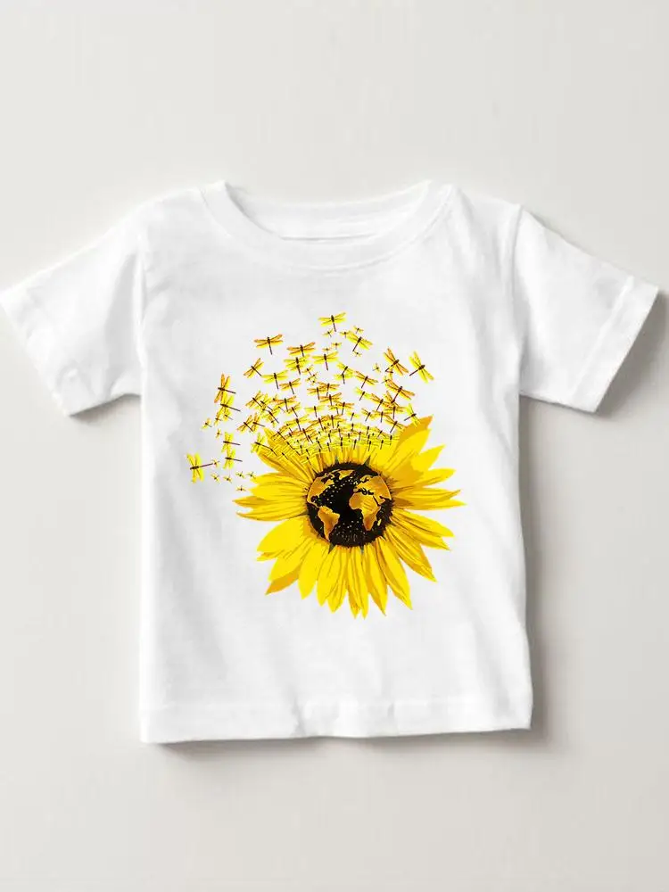 Printed Tees Dragonfly Flower Cute Tops O-neck Girls Boys Children Short Sleeve Clothes Summer Cartoon Kids Outfits T-shirts
Printed Tees Dragonfly Flower Cute Tops O-neck Girls Boys Children Short Sleeve Clothes Summer Cartoon Kids Outfits T-shirts