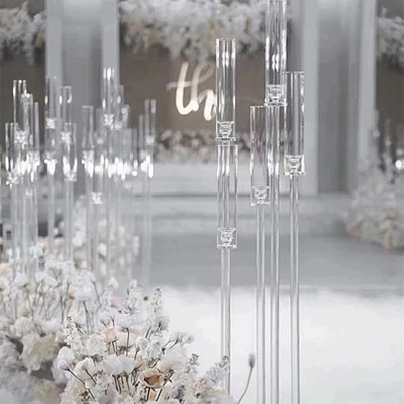 3pcs Wedding Decoration Centerpiece Candelabra Clear Candle Holder Acrylic Candlesticks for Weddings Event Party
3pcs Wedding Decoration Centerpiece Candelabra Clear Candle Holder Acrylic Candlesticks for Weddings Event Party