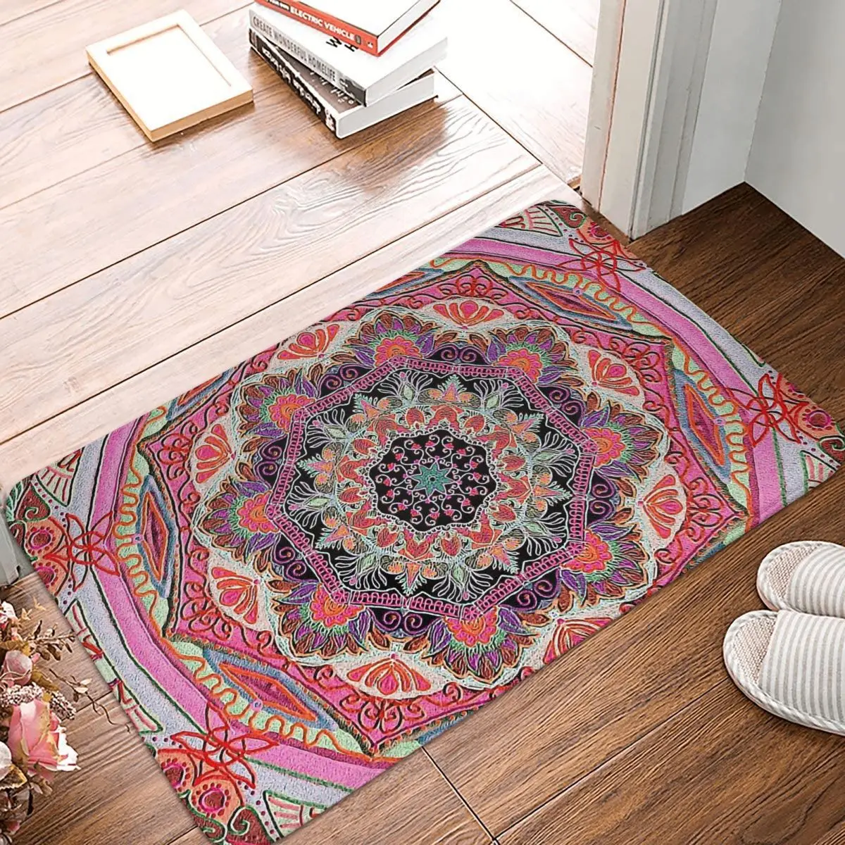 Flower Shanti ArtBath Mat Mandala Deco Doormat Living Room Carpet Entrance Door Rug Home Decor
Flower Shanti ArtBath Mat Mandala Deco Doormat Living Room Carpet Entrance Door Rug Home Decor