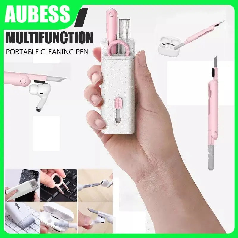Multifunctional Cleaner Keycap Puller Kit Lectronics Cleaner Cleaning Tools 7-in-1 Retractable Brush Kit For Headset Ipad Phone 
Multifunctional Cleaner Keycap Puller Kit Lectronics Cleaner Cleaning Tools 7-in-1 Retractable Brush Kit For Headset Ipad Phone