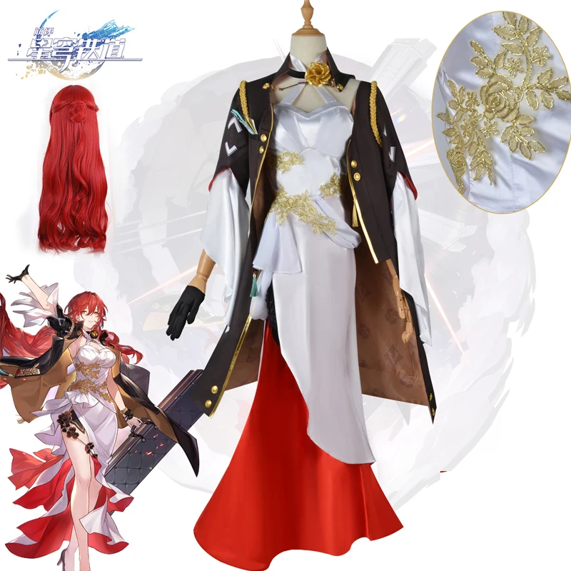 Honkai Himeko Cosplay Costume Wig Game Honkai Star Rail Cosplay Dress Hair Halloween Carnival Cosplay Party Female Women XS-XXXL
Honkai Himeko Cosplay Costume Wig Game Honkai Star Rail Cosplay Dress Hair Halloween Carnival Cosplay Party Female Women XS-XXXL