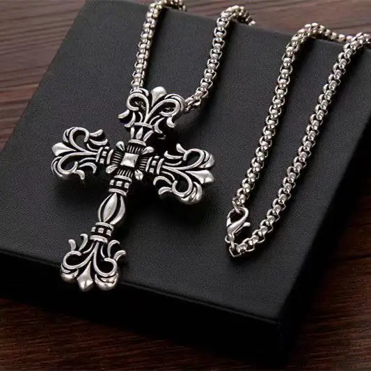 Super Rare Silver 925 Silver Chrome Punk Style Rubber Christ Cross Japan Street Hearts Figures Collectable Decoratio
Super Rare Silver 925 Silver Chrome Punk Style Rubber Christ Cross Japan Street Hearts Figures Collectable Decoratio