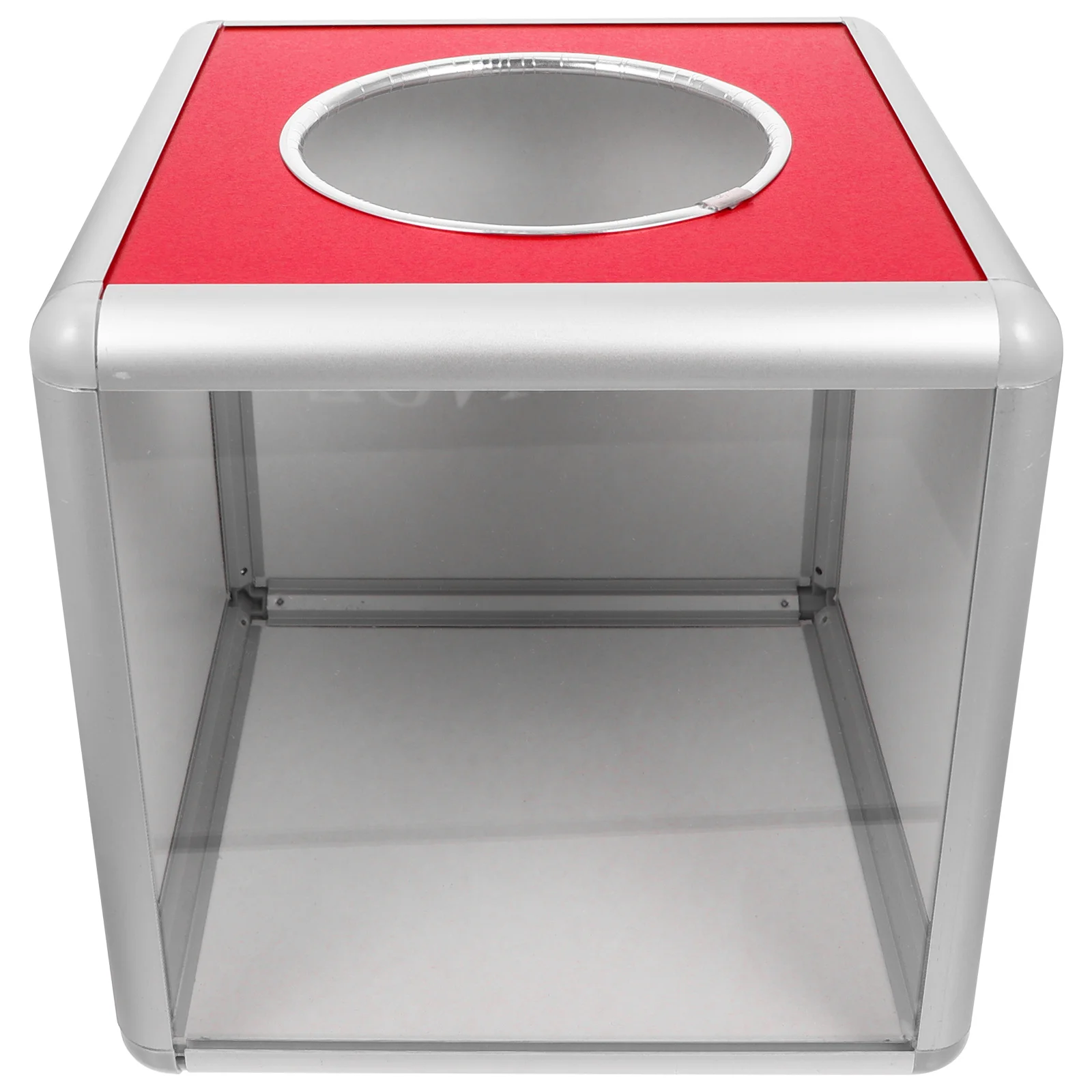 Desk Transparent Lottery Box Office Accessories Blue Raffle Tickets Aluminum Alloy Paper Case
Desk Transparent Lottery Box Office Accessories Blue Raffle Tickets Aluminum Alloy Paper Case