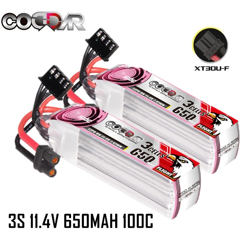 1-10 шт. CODDAR 650 мАч 11,4 в 3S 100C/200C со стандартной вилкой, HV Lipo батарея для DIY FPV гоночного дрона, 4 оси, запчасти для радиоуправляемого дрона
1-10 шт. CODDAR 650 мАч 11,4 в 3S 100C/200C со стандартной вилкой, HV Lipo батарея для DIY FPV гоночного дрона, 4 оси, запчасти для радиоуправляемого дрона