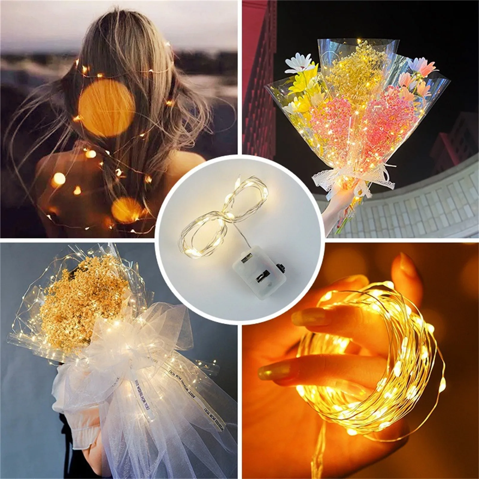 5/10/20/30pc Warm White Lights Waterproof 2m 20led Mini String Light Copper Wire Light For Wedding Party Diy Bedroom Decor
5/10/20/30pc Warm White Lights Waterproof 2m 20led Mini String Light Copper Wire Light For Wedding Party Diy Bedroom Decor