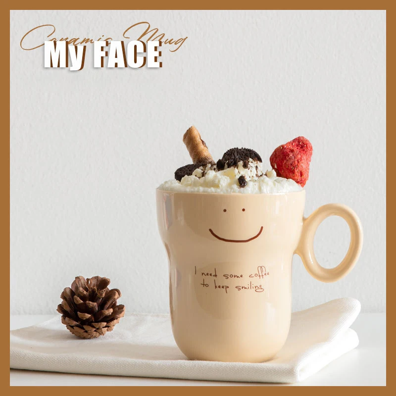 Cute Coffee Cup Beige Ceramic Milk Tea Mug Vintage Pottery Latte Cappuccino Cups Drinkware Home Decor Gifts For Lovers
Cute Coffee Cup Beige Ceramic Milk Tea Mug Vintage Pottery Latte Cappuccino Cups Drinkware Home Decor Gifts For Lovers