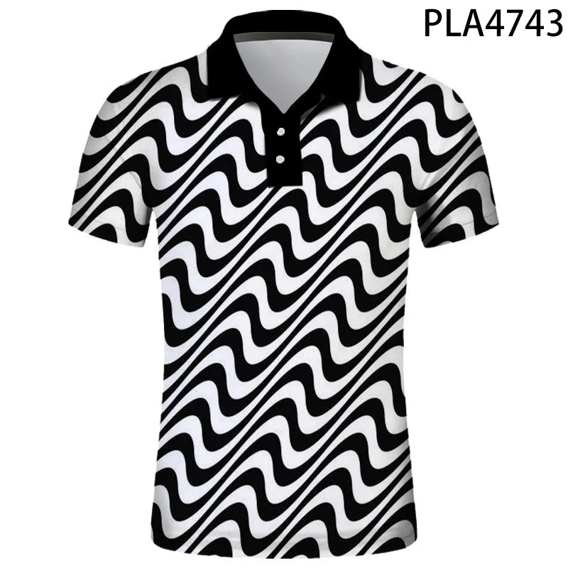 3D Printed Men Shirts Striped Check Vertigo Cool Polo Homme Fashion Camisas Streetwear Casual Hombres Harajuku Short Sleeve Tops
3D Printed Men Shirts Striped Check Vertigo Cool Polo Homme Fashion Camisas Streetwear Casual Hombres Harajuku Short Sleeve Tops