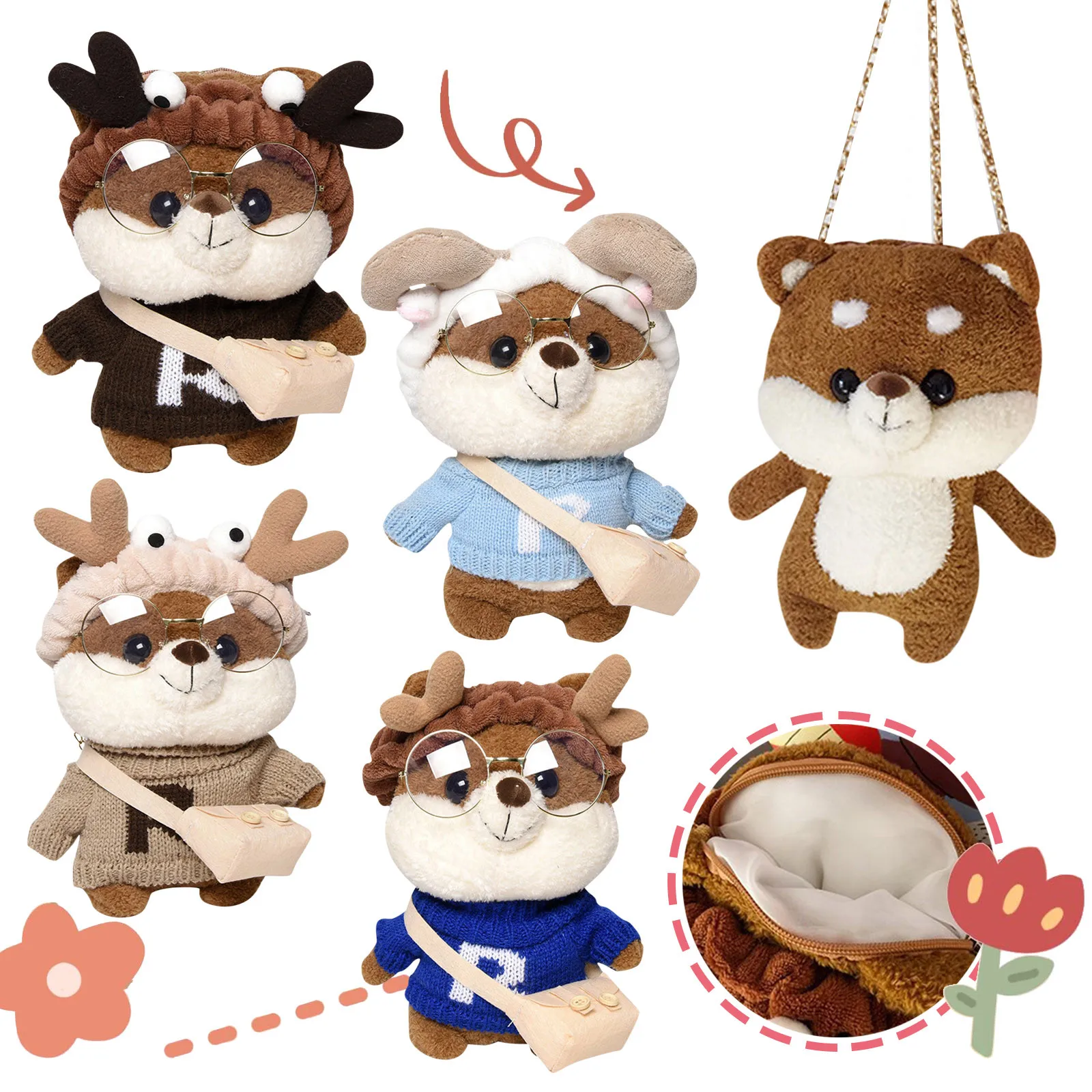 Presell! Cute Plush Dolls Stuffed Toys Gifts Kawaii Bear Doll Cartoon Mini Bag Chain Shoulder Messenger Bag Toys Children Gifts
Presell! Cute Plush Dolls Stuffed Toys Gifts Kawaii Bear Doll Cartoon Mini Bag Chain Shoulder Messenger Bag Toys Children Gifts