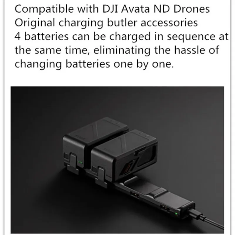 Original 100% Brand New DJI Avata Charger Charges 4 Batteries Simultaneously Sequentially For DDJI Avata Drone Aircraft
Original 100% Brand New DJI Avata Charger Charges 4 Batteries Simultaneously Sequentially For DDJI Avata Drone Aircraft