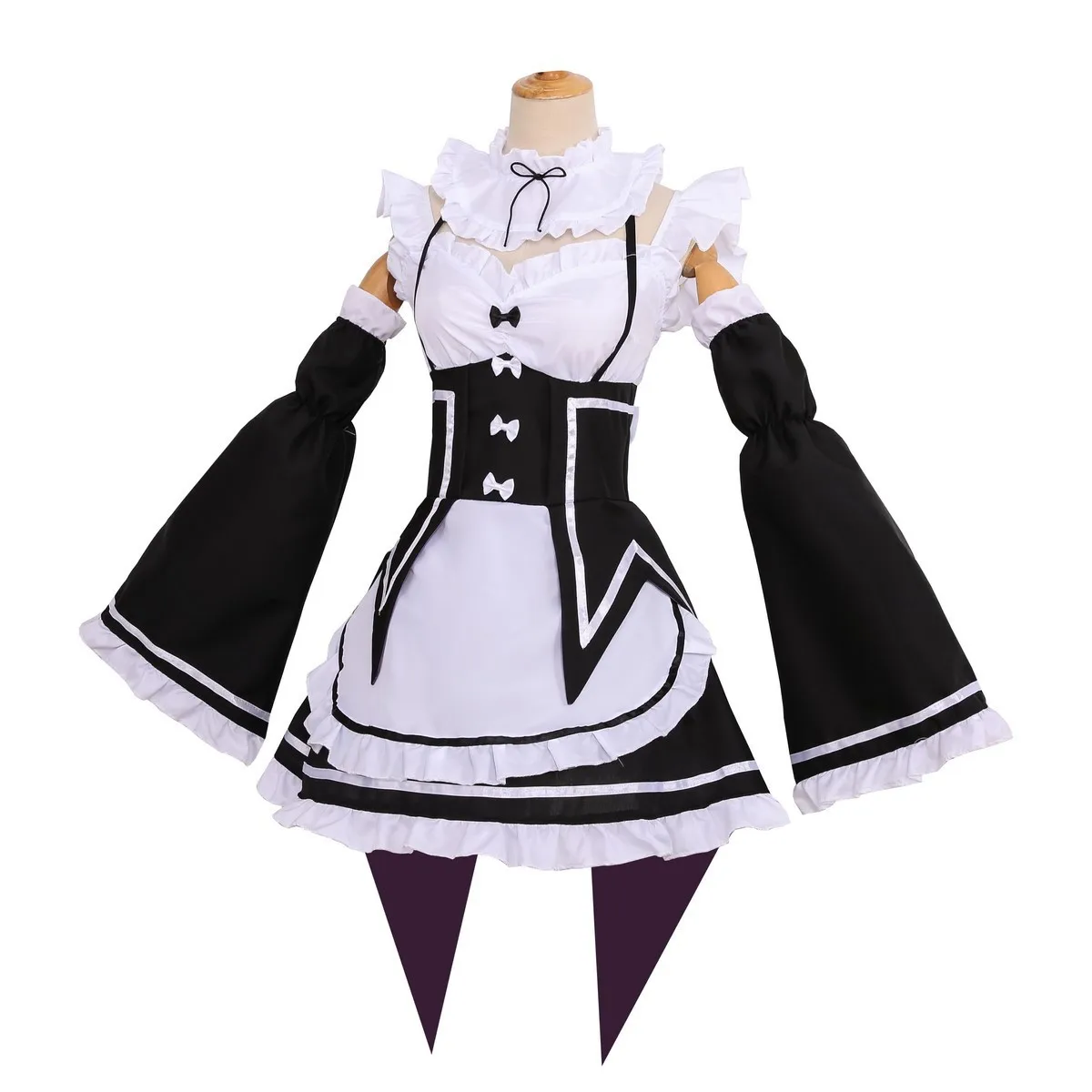 Костюм горничной из аниме Rem/Ram, костюм для косплея, жизнь в другом мире от нуля, карнавальный костюм для представлений на Хэллоуин
Костюм горничной из аниме Rem/Ram, костюм для косплея, жизнь в другом мире от нуля, карнавальный костюм для представлений на Хэллоуин
